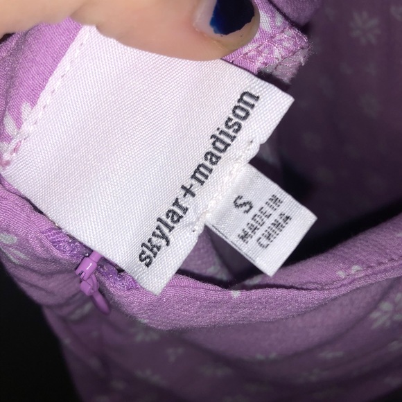 Spring Time Purple Flower Dress - Picture 5 of 5
